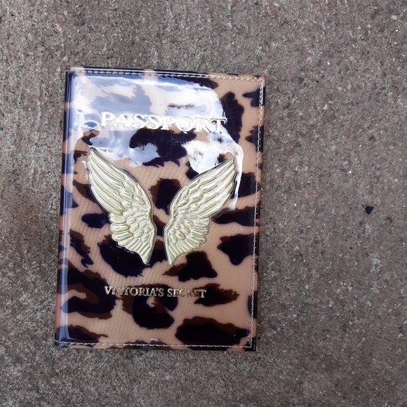 Victoria's Secret Accessories - Victorias secret passport holder animal print